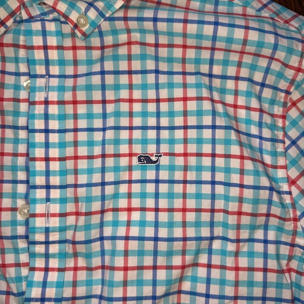 Boys Vineyard Vines On-the-Go Performance Shirt size L(16)